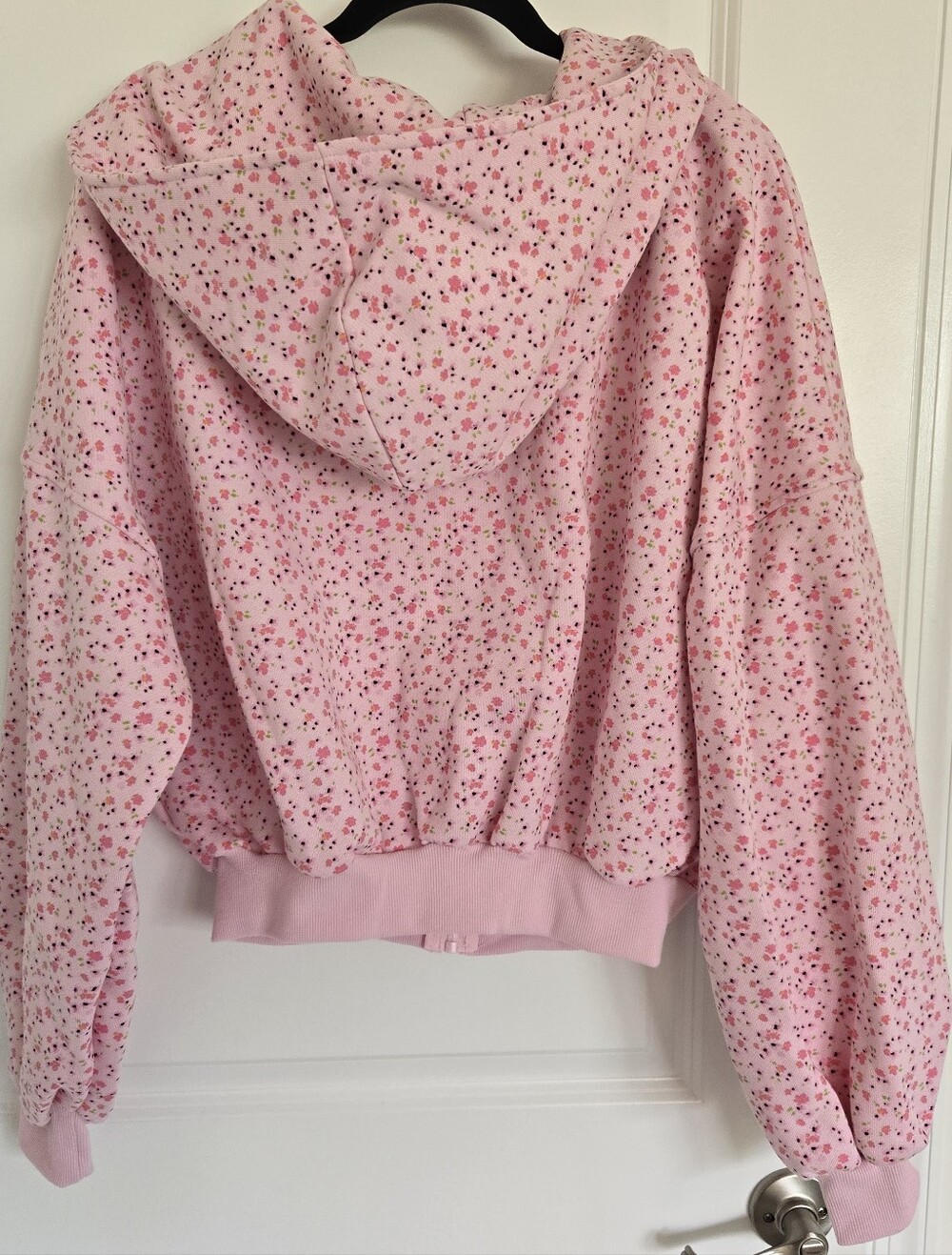 NWT Blogilates Women's Mommy & Me Marshmallow Full Zip Hooded Sweatshirt, Pink - Picture 5 of 8